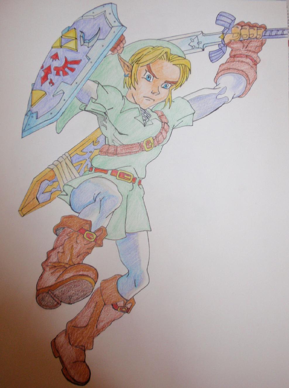 Link, dans le jeu Zelda Ocarina of Time