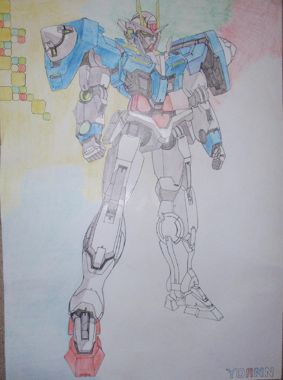 Gundam, illustration de l'anime du même nom bien connu des fans de japanimation